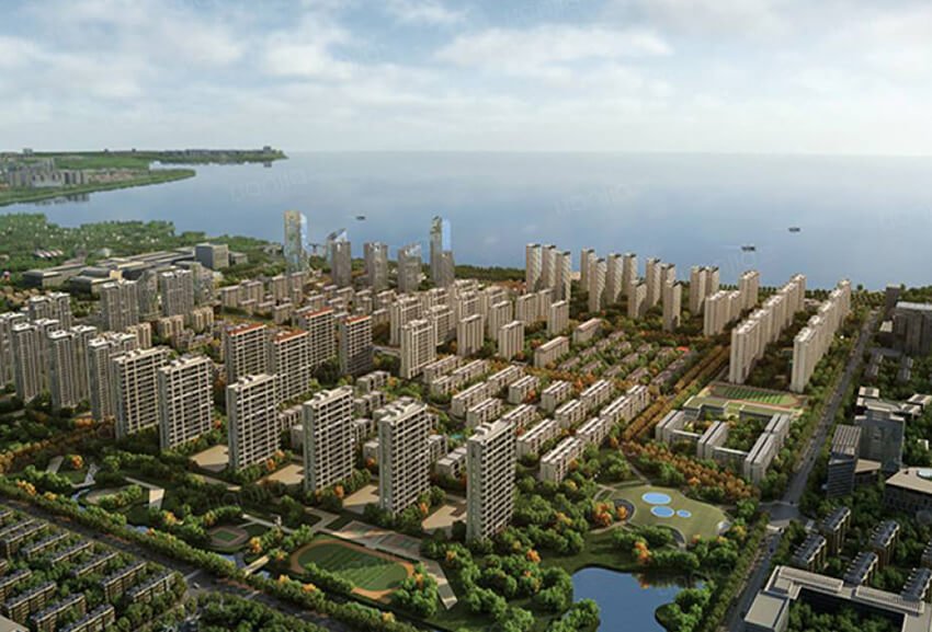 青島市融創紅島灣小區