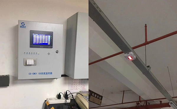 創(chuàng)世電子CO濃度監(jiān)控系統(tǒng)工作中