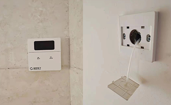 余壓探測器正面和背面安裝圖